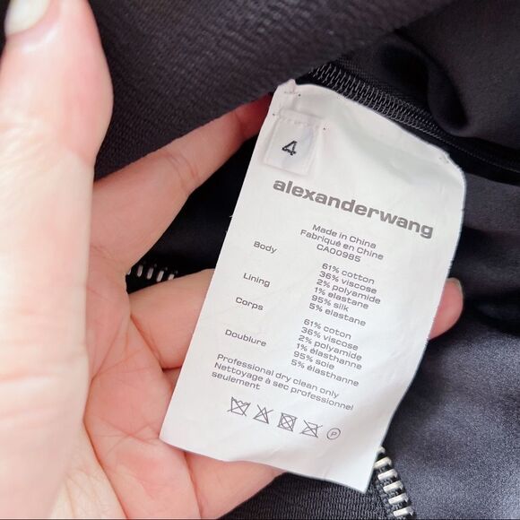 Alexander Wang Long sleeve sunburst zip dress size US4 - Picture 11 of 15